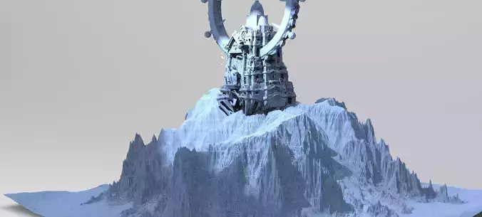 Tower Shrine of the gods 1 3D model