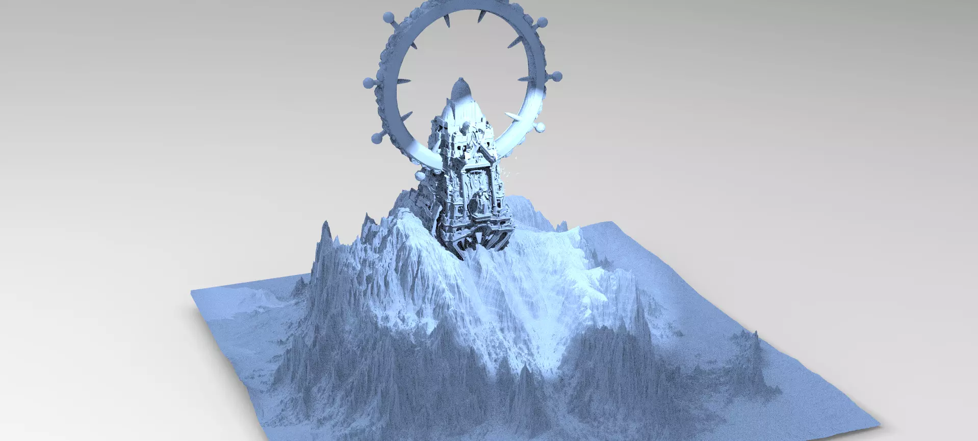 Tower Shrine of the gods 2 3D model