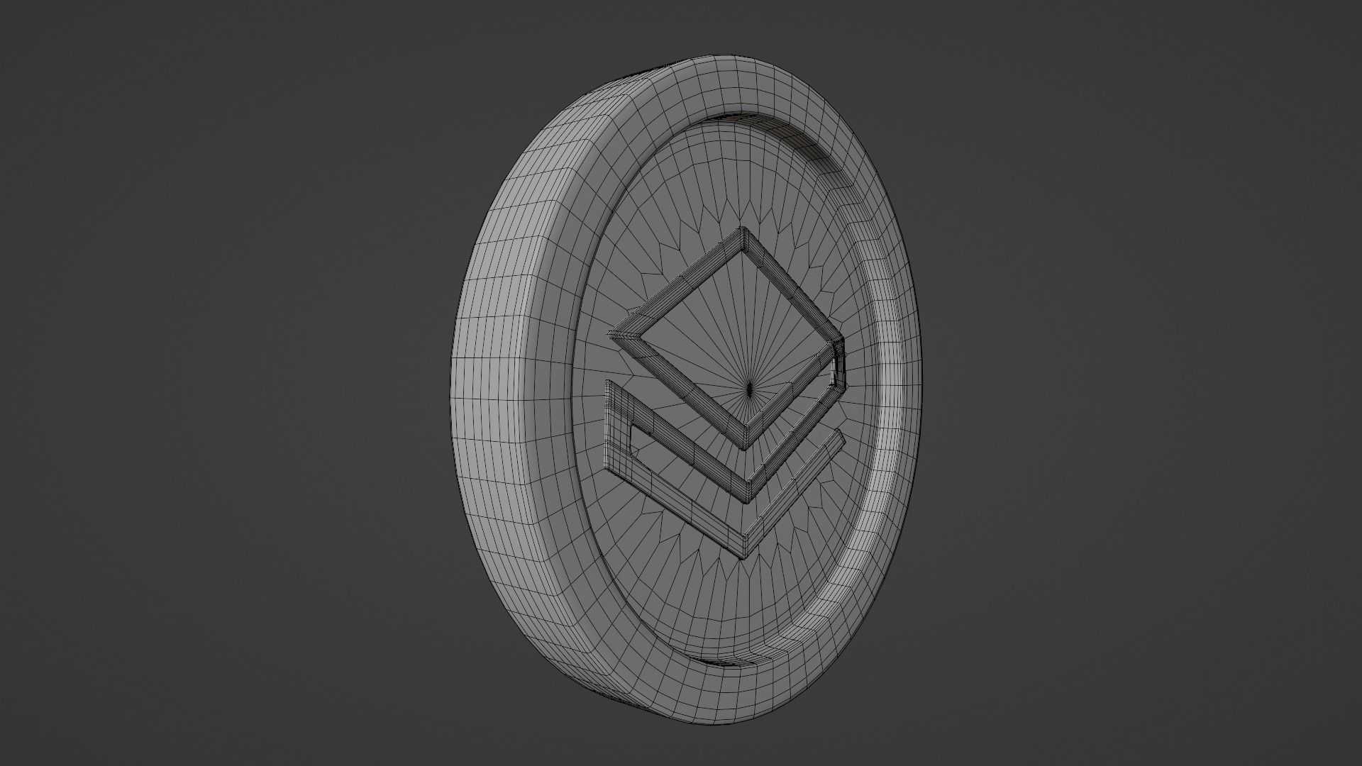 Stratis Coin Low-poly 3D model_6
