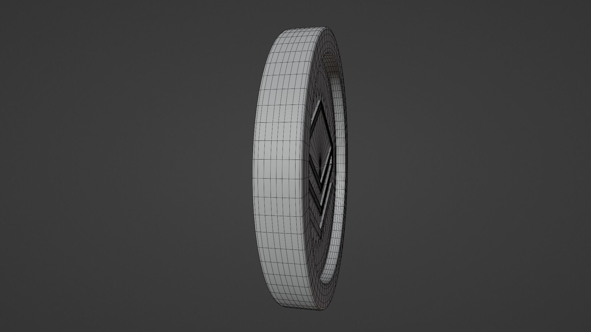 Stratis Coin Low-poly 3D model_7