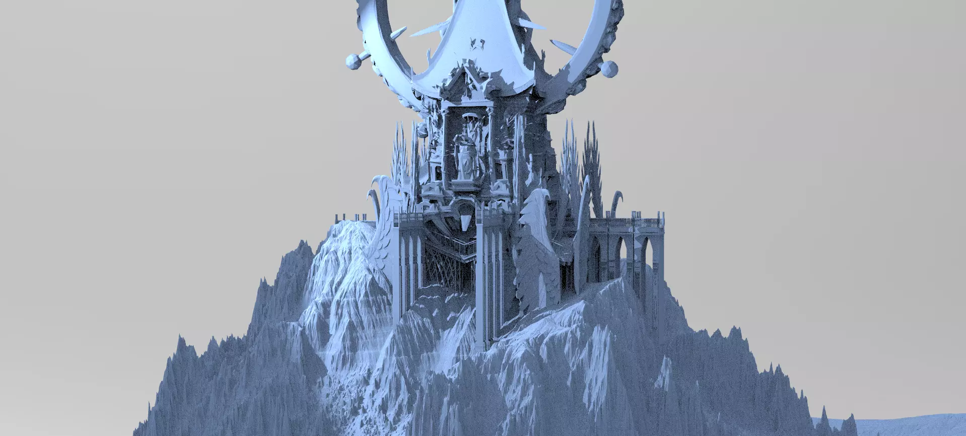 Tower Shrine of the Dark Gods 3D model