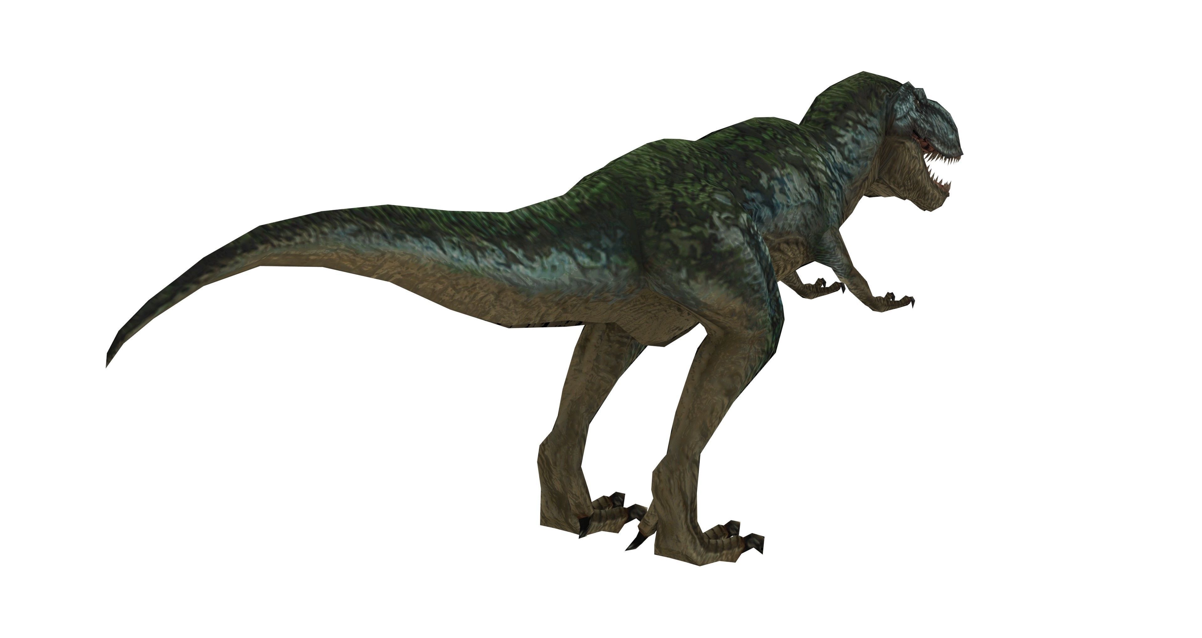 Tyrannosaurus Rex Dinosaur  Low-poly 3D model_3
