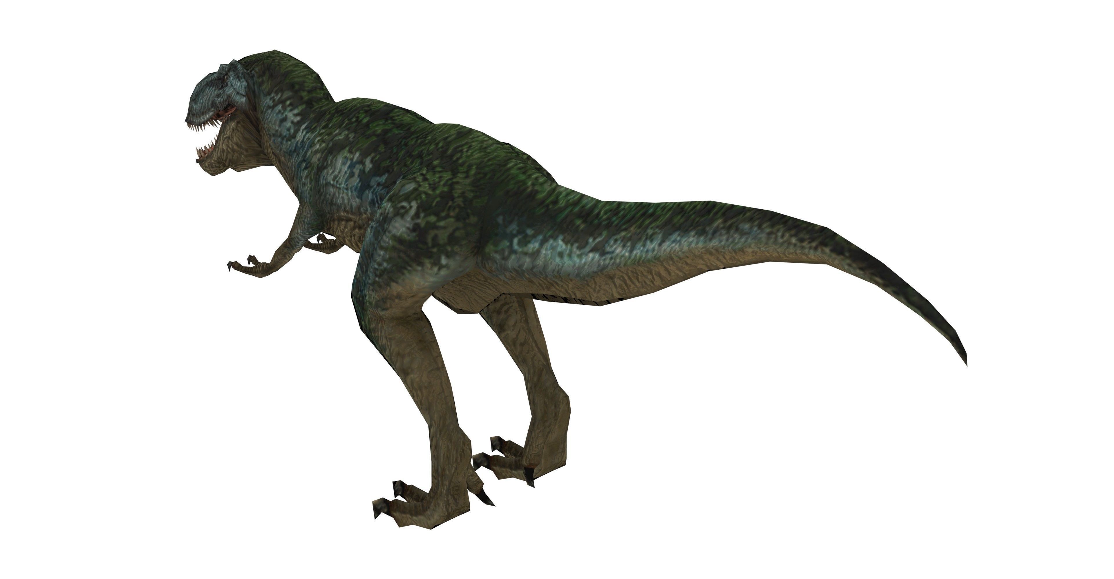 Tyrannosaurus Rex Dinosaur  Low-poly 3D model_4