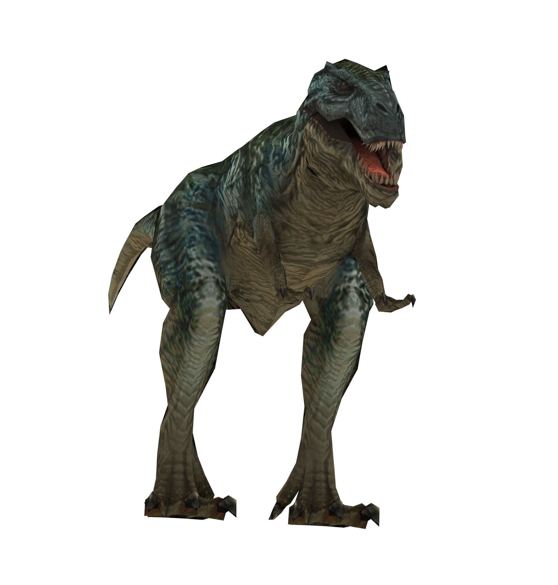 Tyrannosaurus Rex Dinosaur  Low-poly 3D model_1