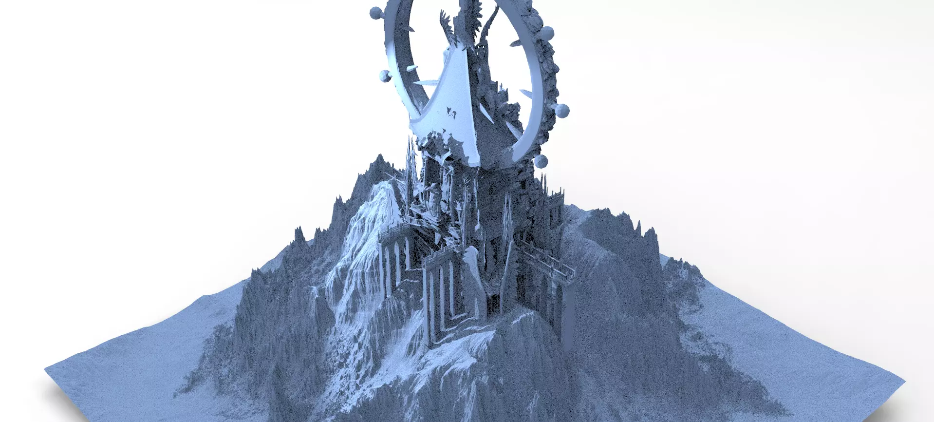 Tower Shrine of the gods 5  3D model_0
