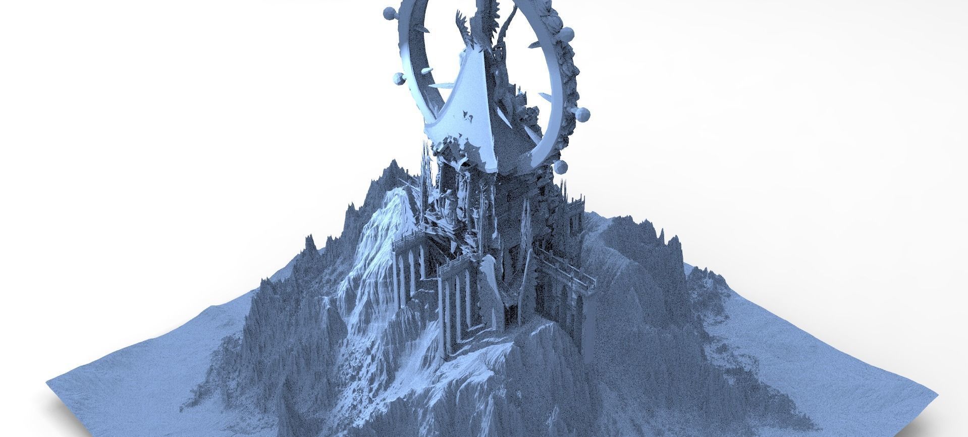 Tower Shrine of the gods 5  3D model_1