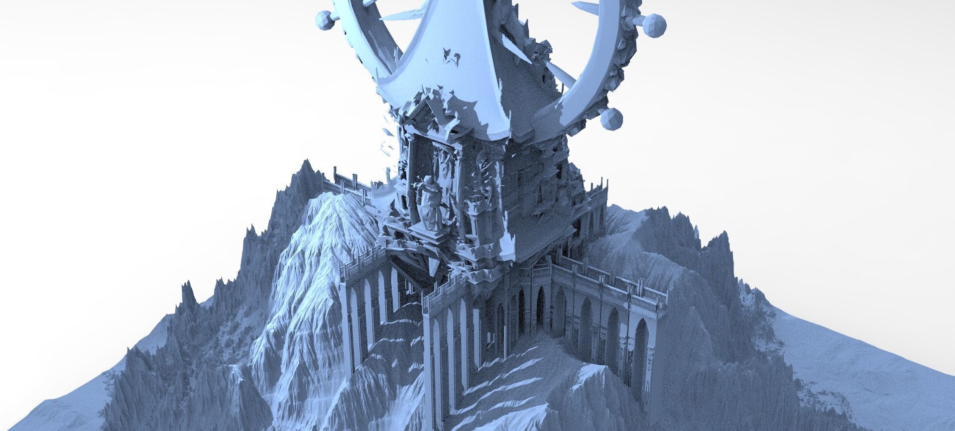 Tower Shrine of the Dark Gods 2  3D model_1