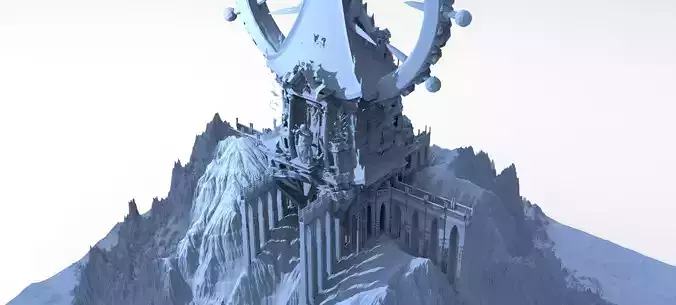 Tower Shrine of the Dark Gods 2  3D model