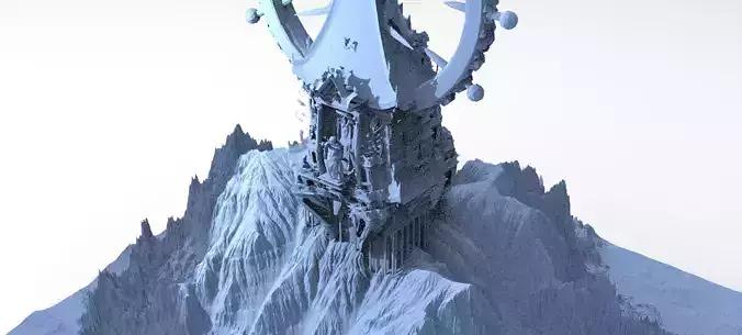 Tower Shrine of the Dark Gods 3  3D model