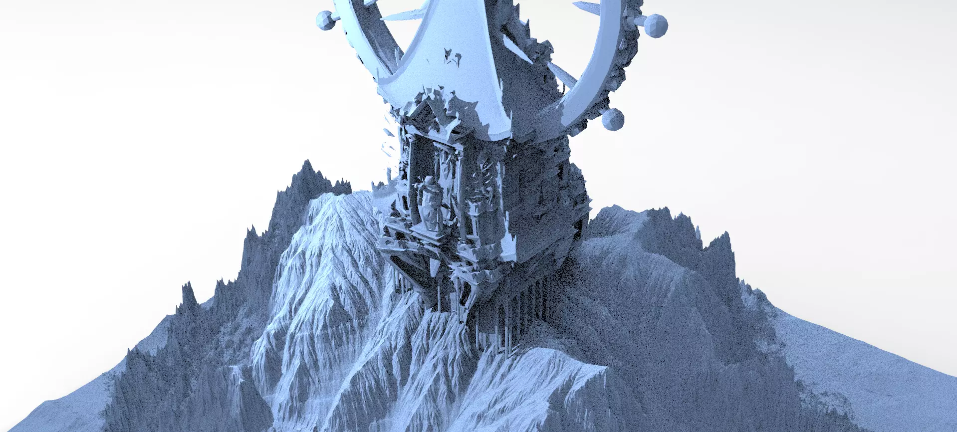 Tower Shrine of the Dark Gods 3  3D model_0