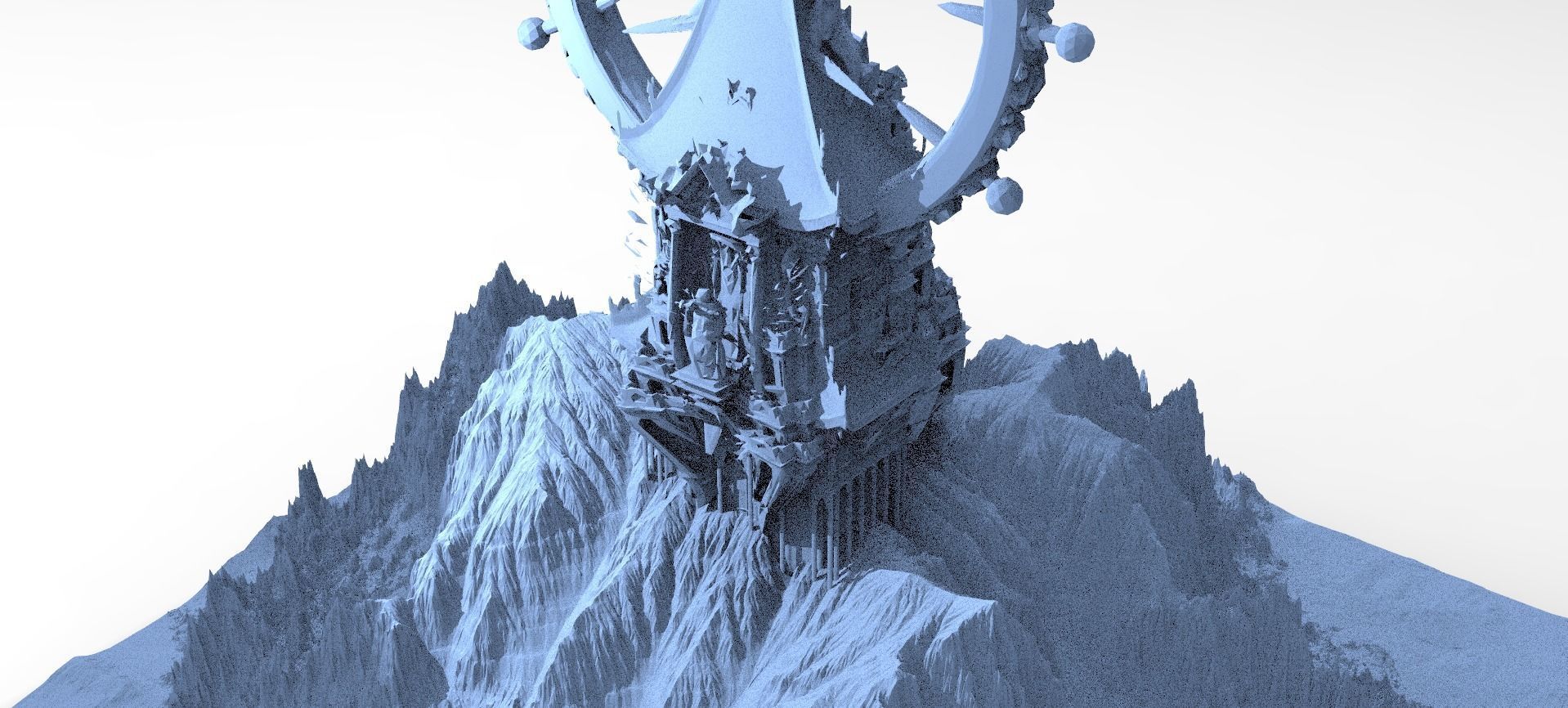 Tower Shrine of the Dark Gods 3  3D model_1