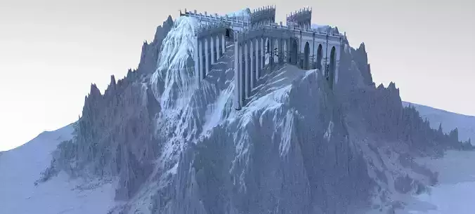 Tower Shrine of the Dark Gods steps 3D model