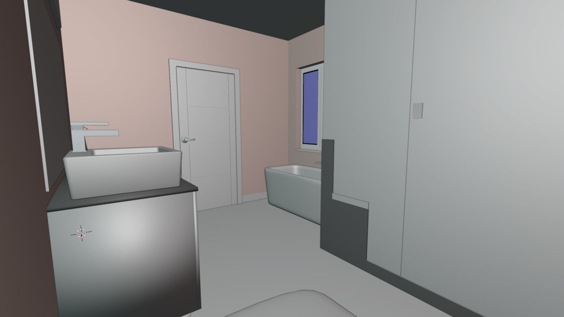 Small Bathroom 3D model_14