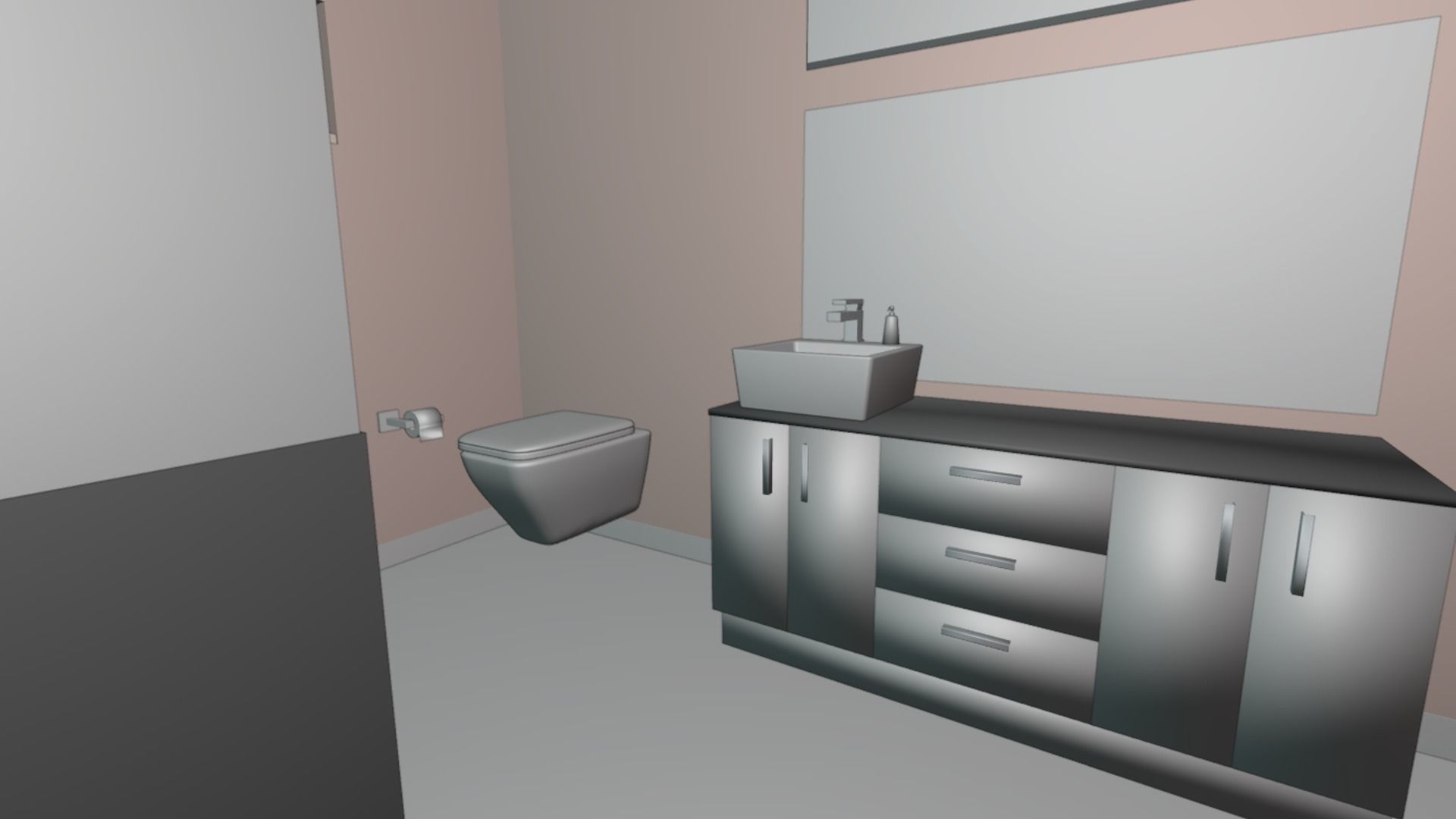 Small Bathroom 3D model_13