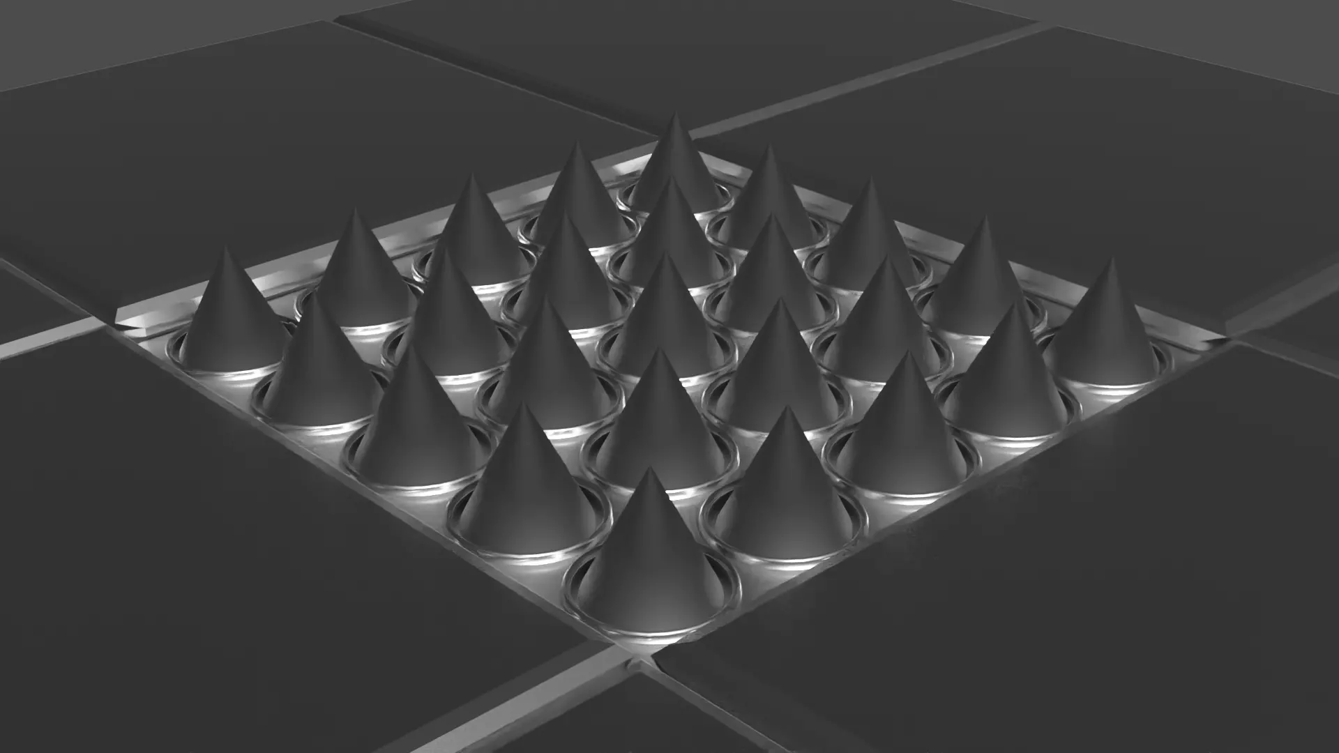 Metal Floor Spikes Trap 3D model_0