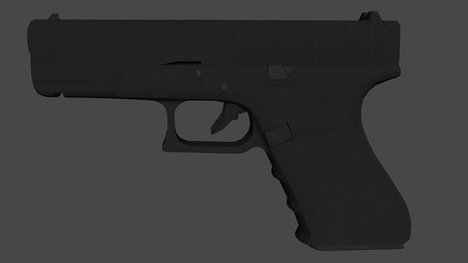 glock gun 3D model