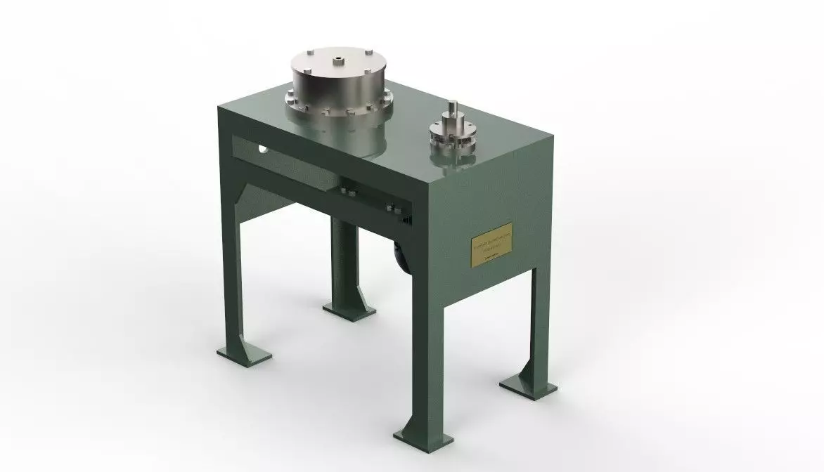 Ball milling machine Low-poly 3D model_0