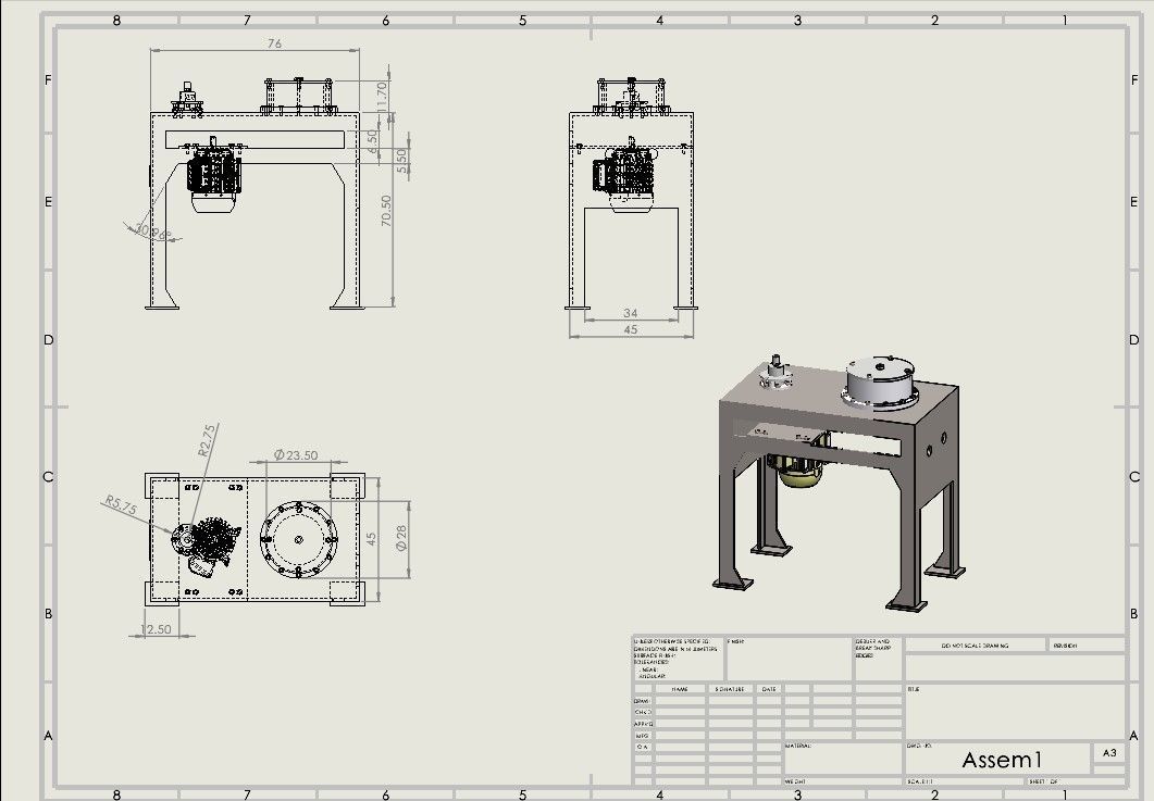 Ball milling machine Low-poly 3D model_2