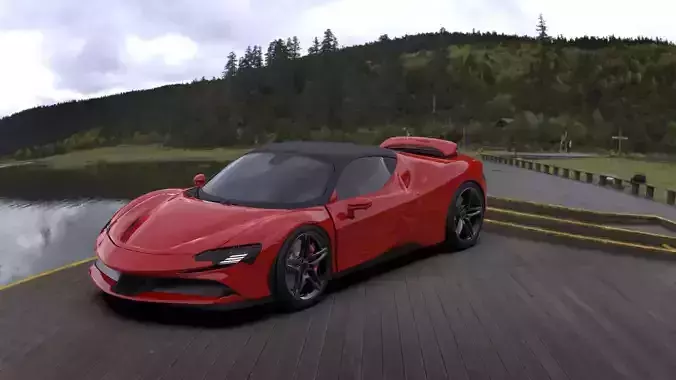 Ferrari- Mclaren 3D print model