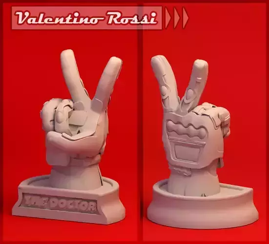 Valentino Rossi glove to print 3D print model