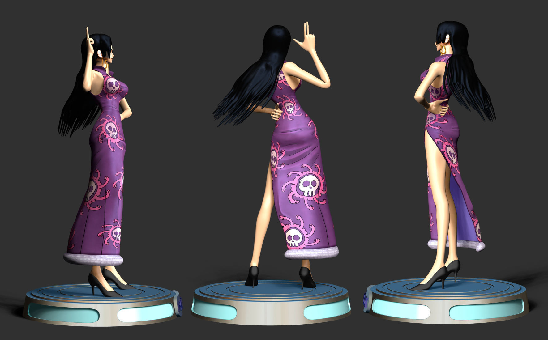 Boa Hancock - One Piece 3D print model_3