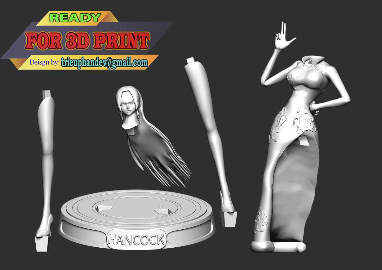 Boa Hancock - One Piece 3D print model_4
