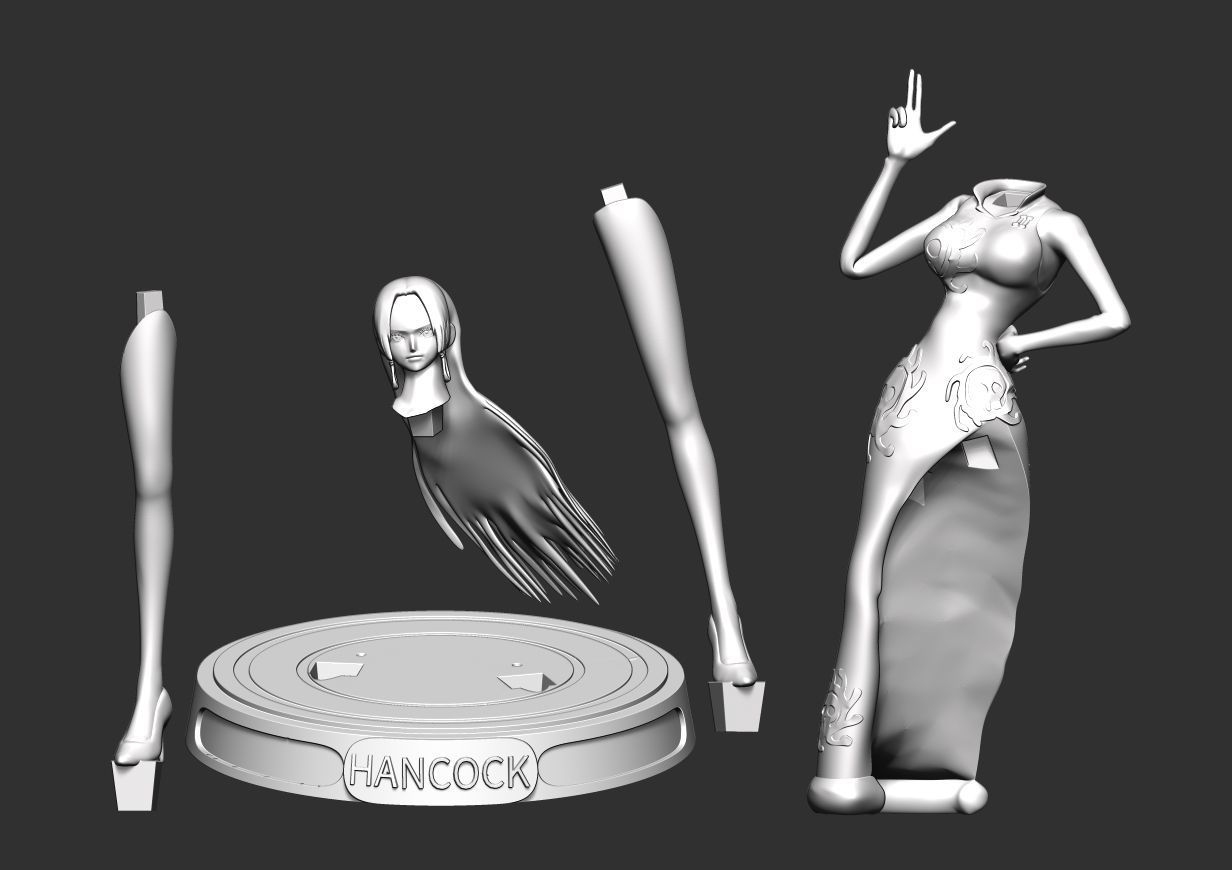 Boa Hancock - One Piece 3D print model_15