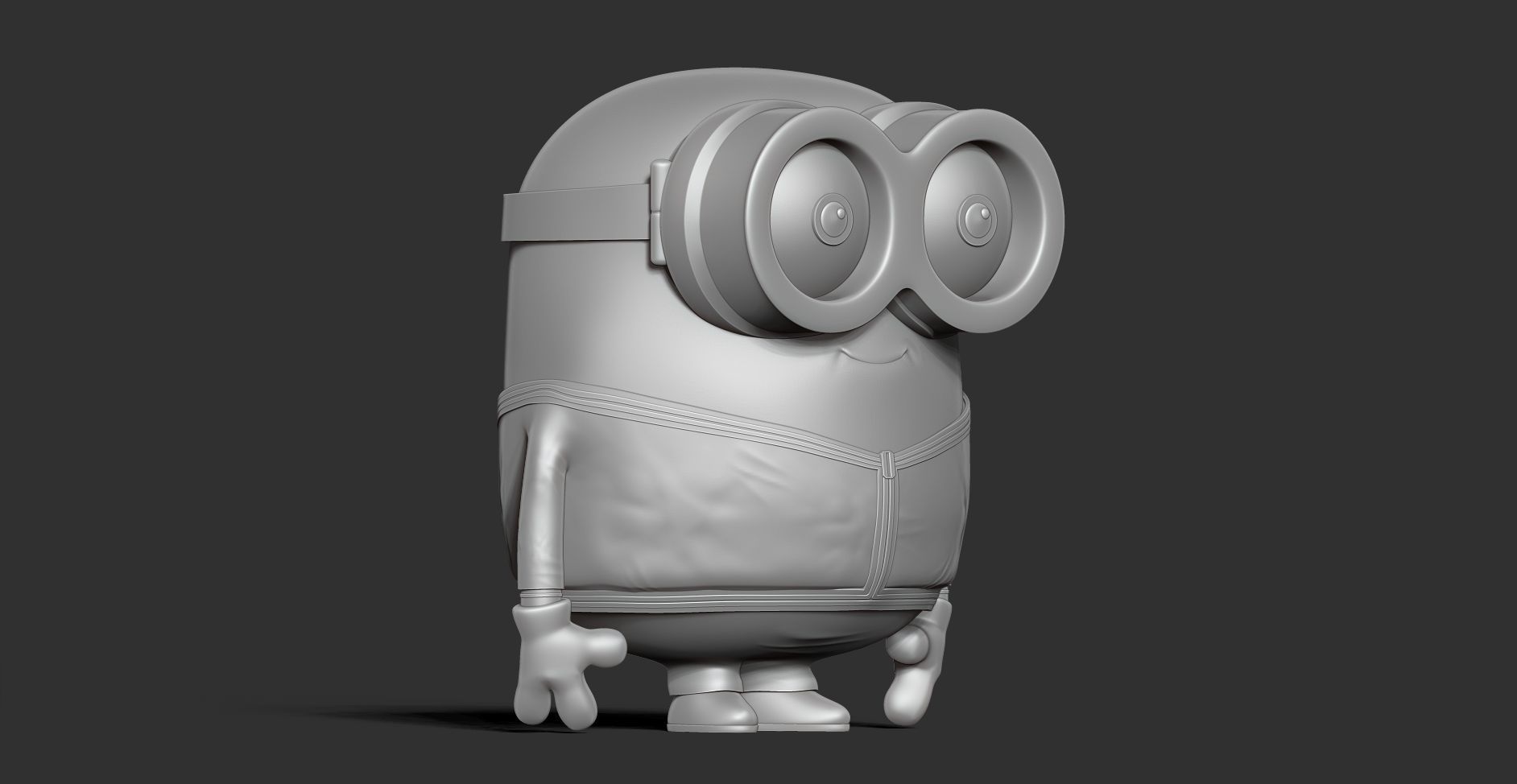 Bob the Minion 3D print model_17