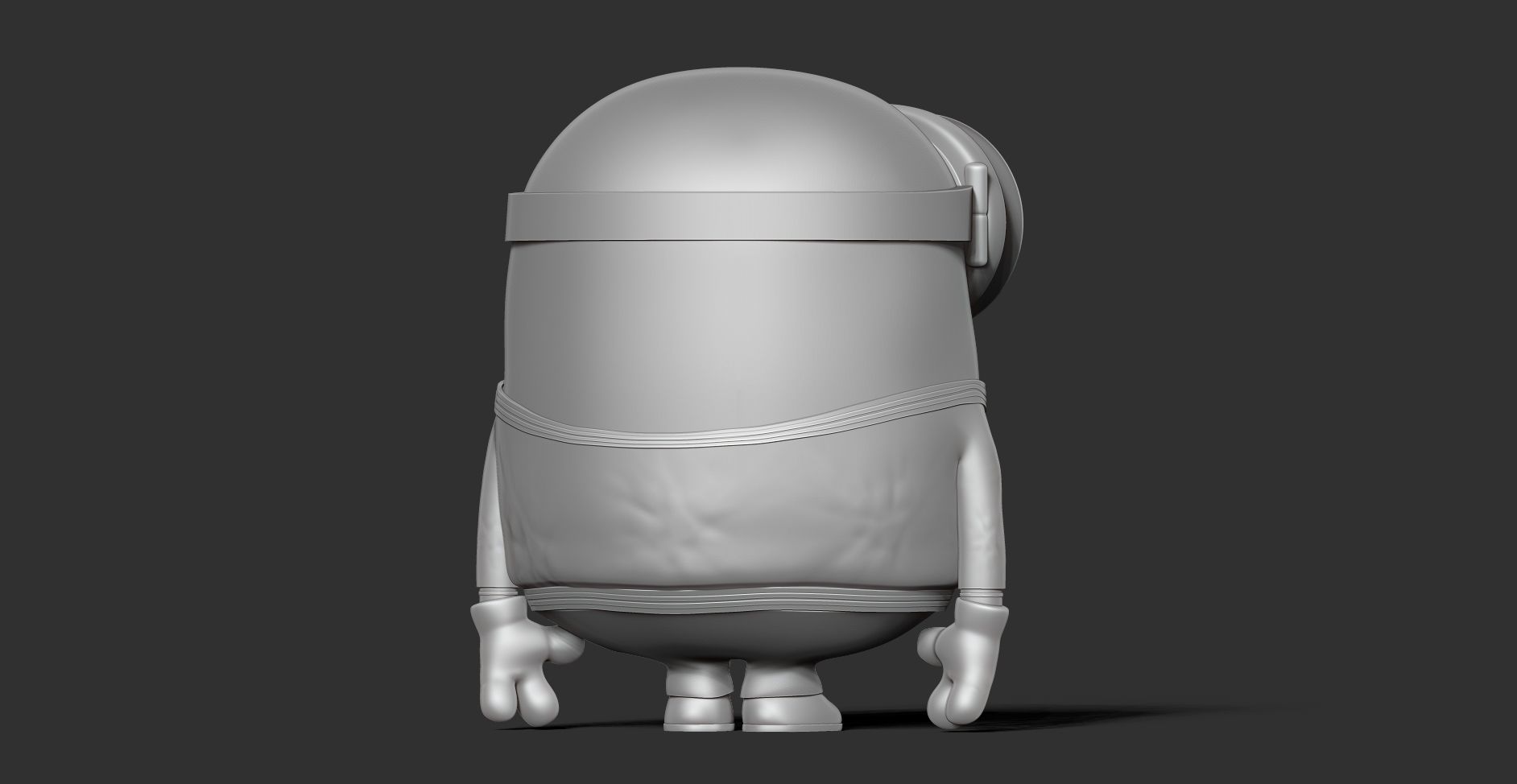 Bob the Minion 3D print model_9