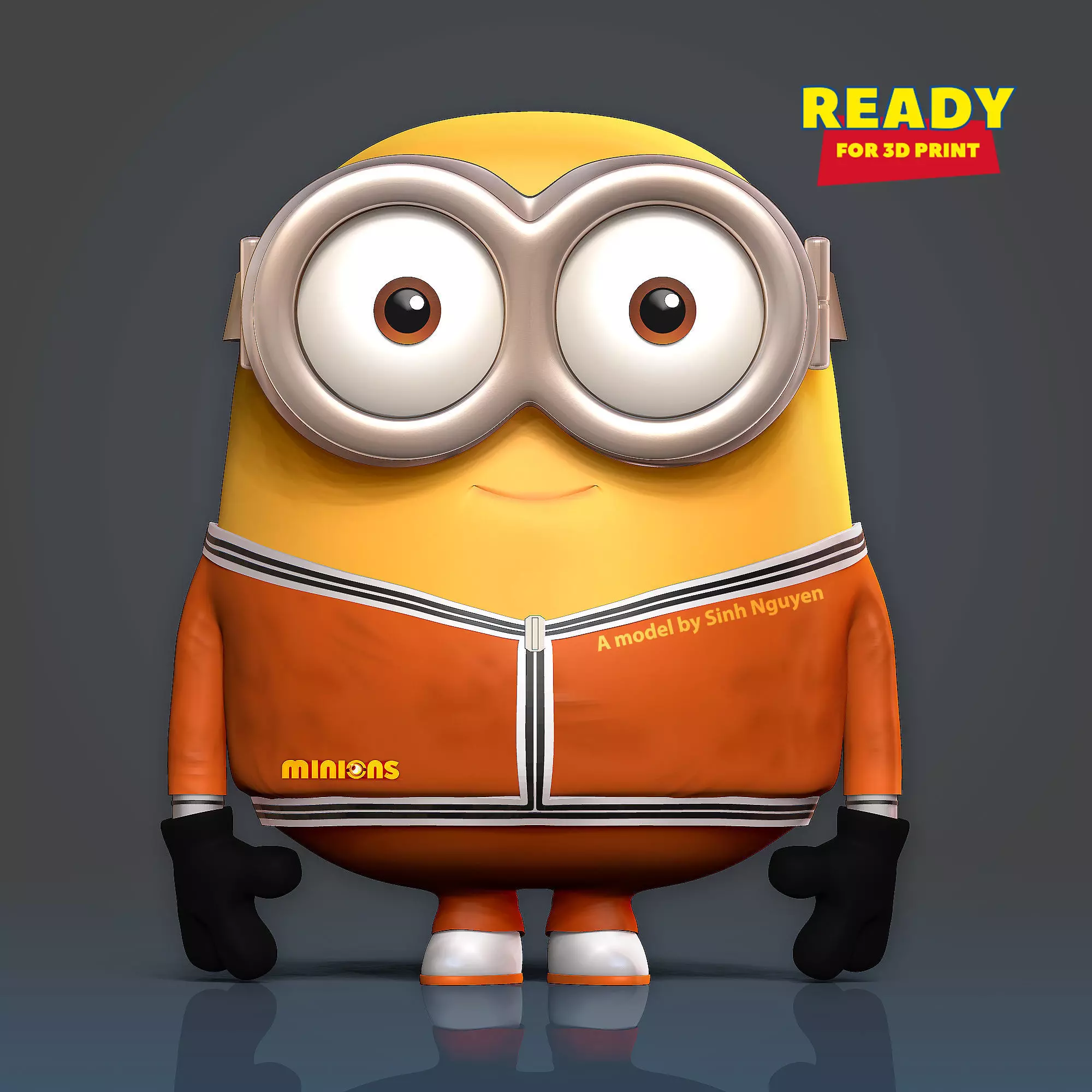 Bob the Minion 3D print model_0