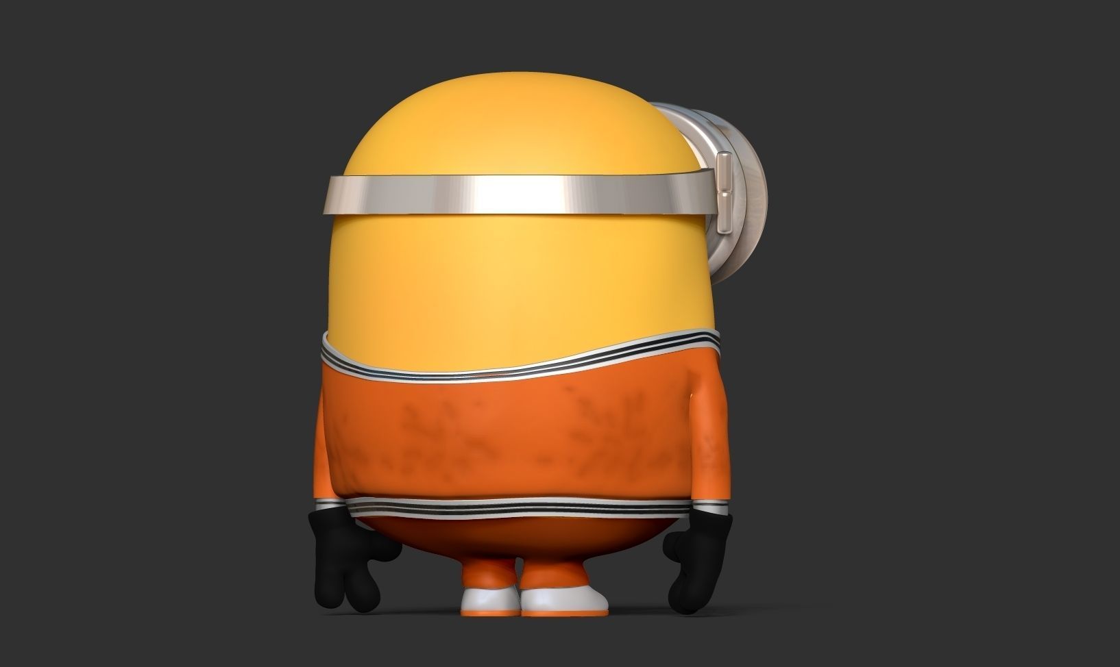 Bob the Minion 3D print model_7