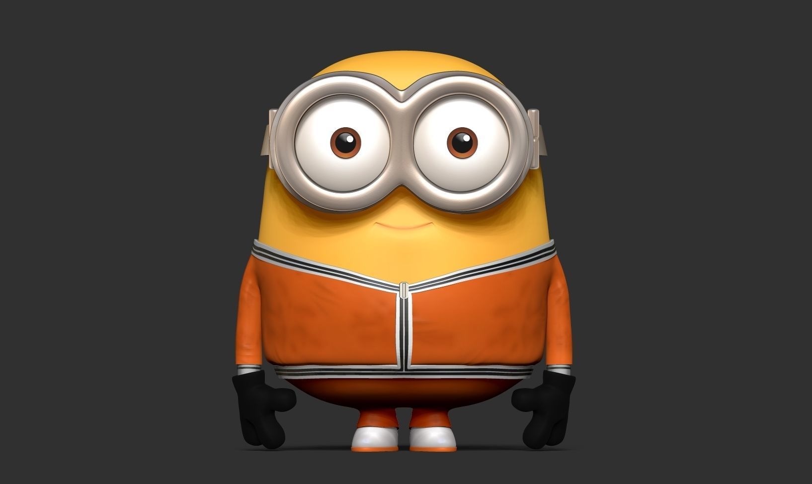 Bob the Minion 3D print model_10