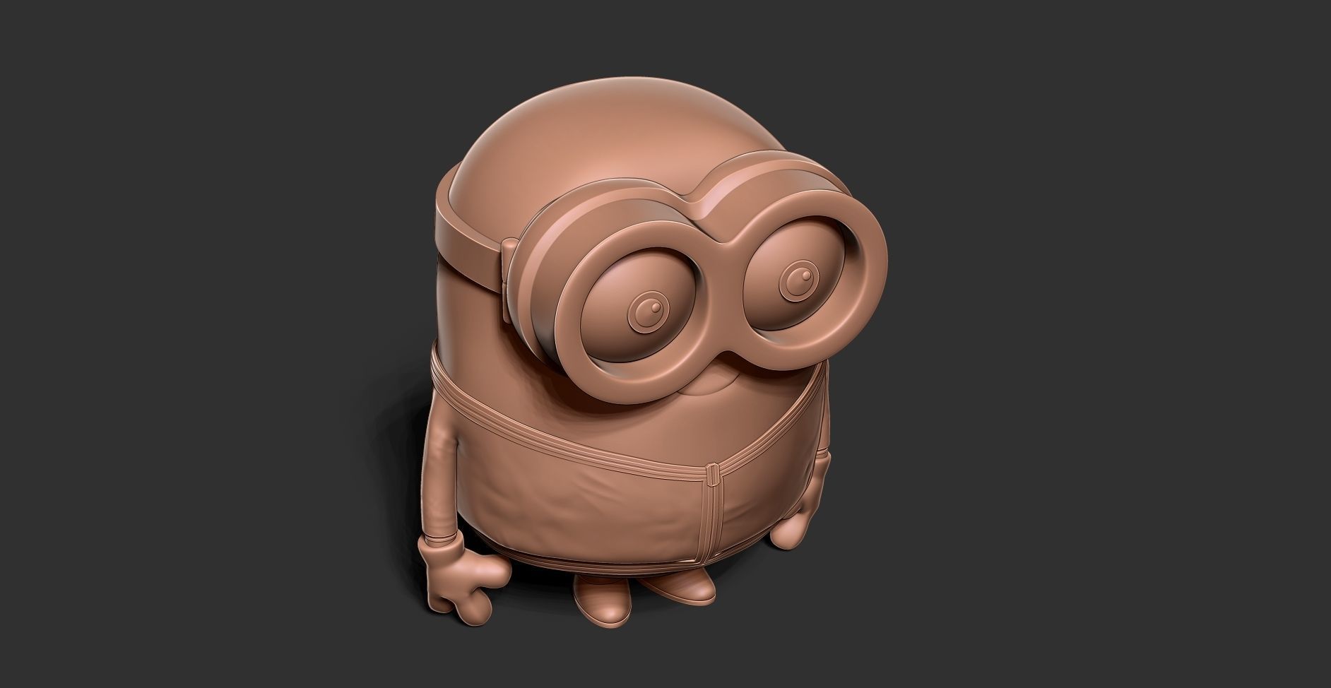 Bob the Minion 3D print model_19