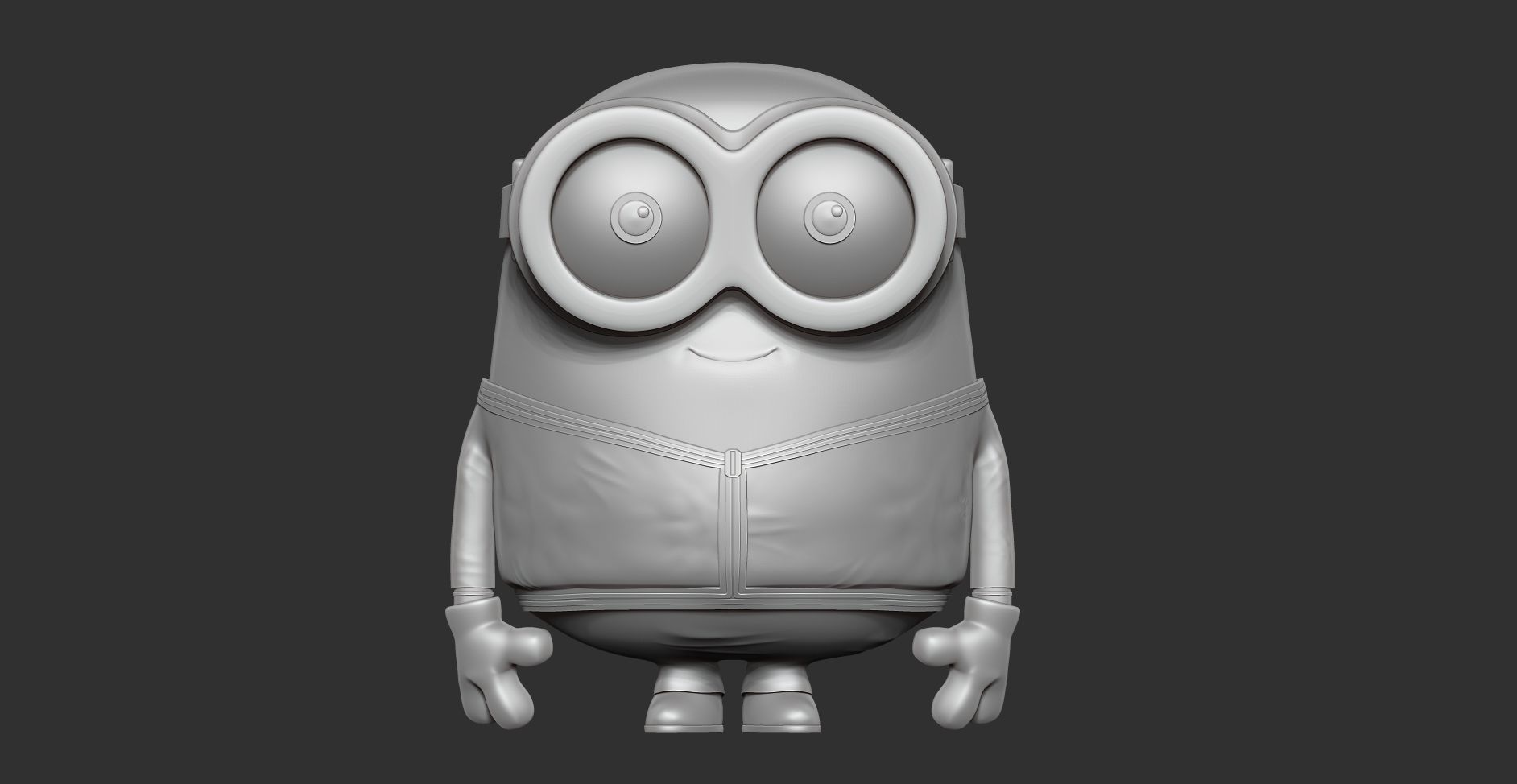 Bob the Minion 3D print model_11