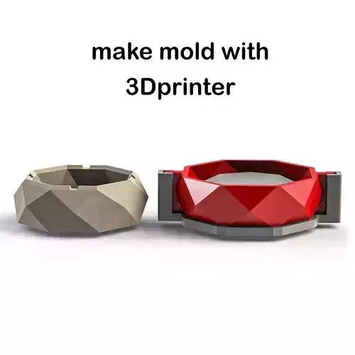 mold1 make with 3Dprinter