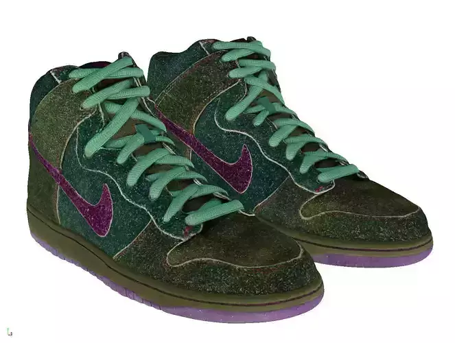 Nike SB Dunk High Skunk 420