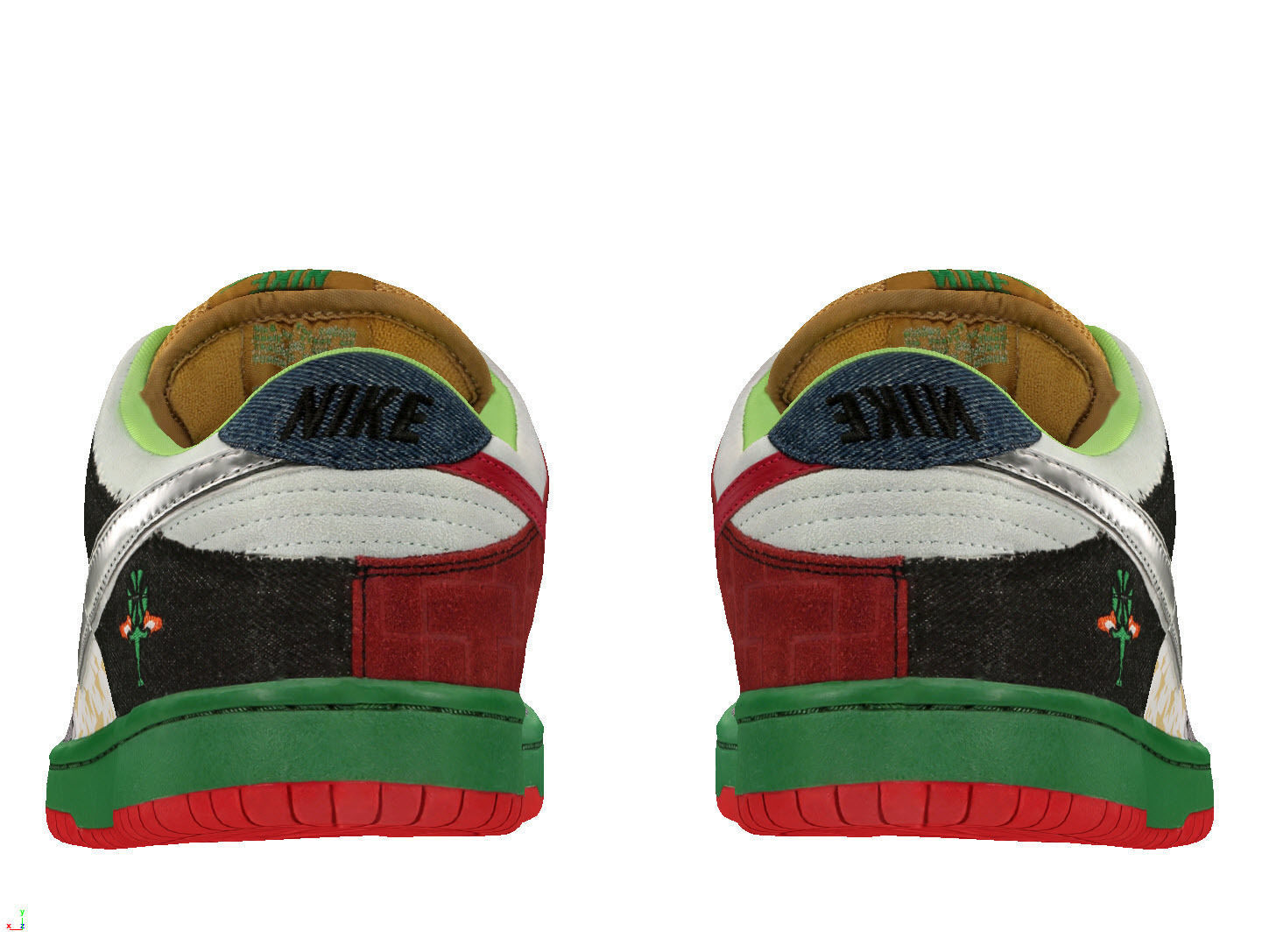Nike SB Dunk Low What the Dunk 3D model_6