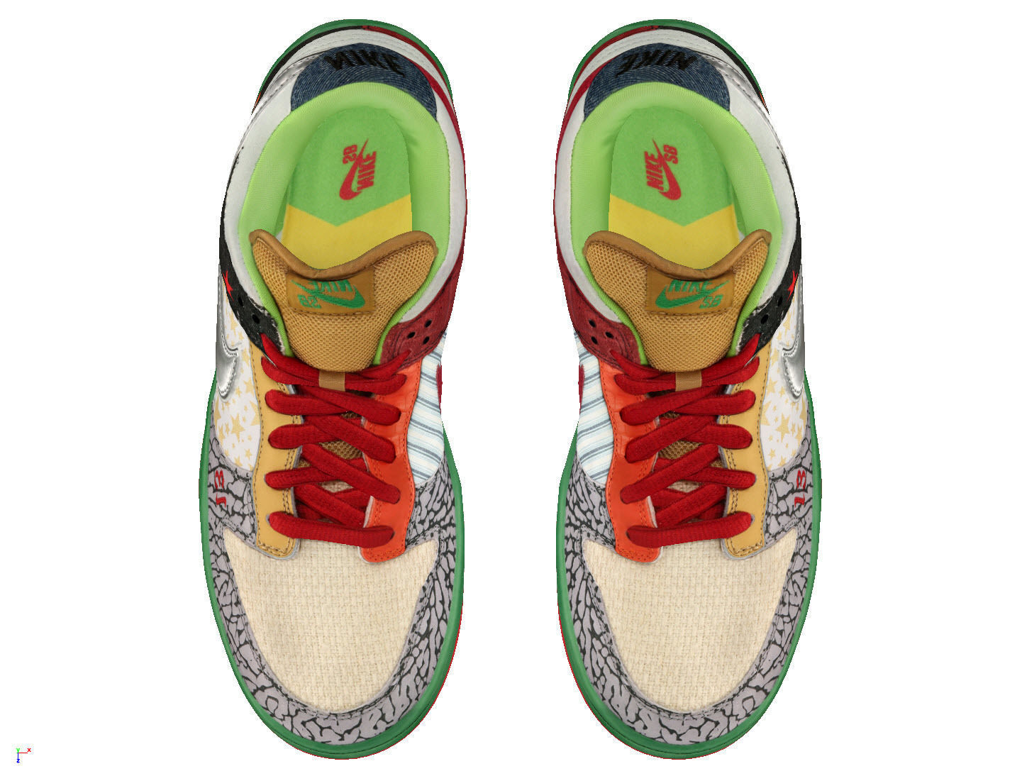 Nike SB Dunk Low What the Dunk 3D model_3