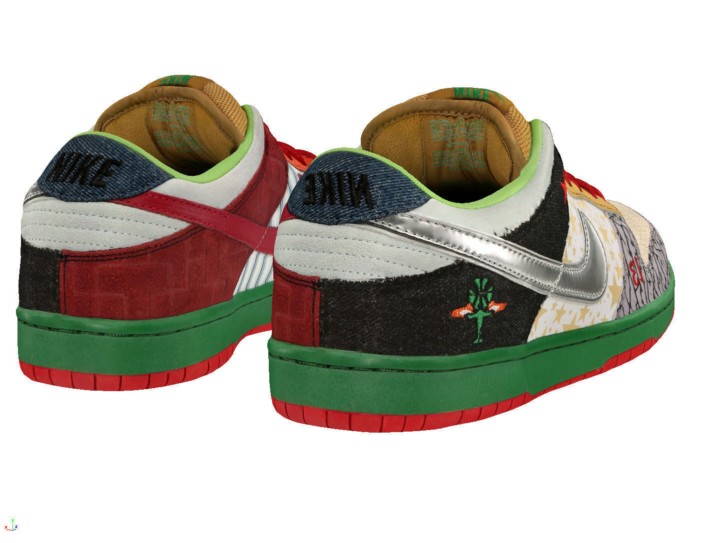 Nike SB Dunk Low What the Dunk 3D model_5