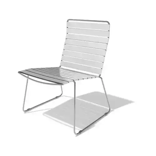 White Metal Outdoor Chair