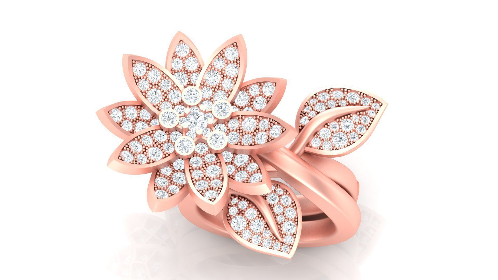 LOTUS RING VCL-002 3D print model_4