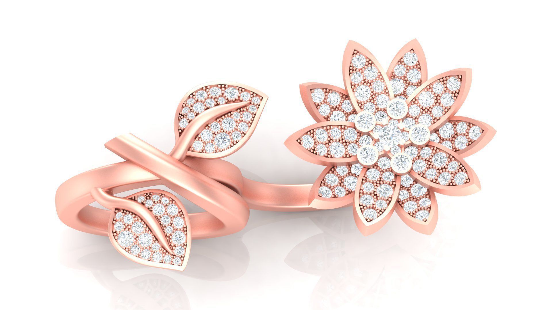 LOTUS RING VCL-002 3D print model_1