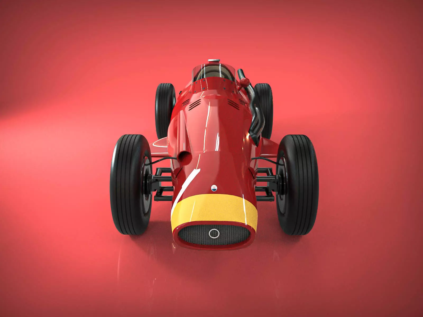Car F1 - 1960 Maserati 250f 3D model
