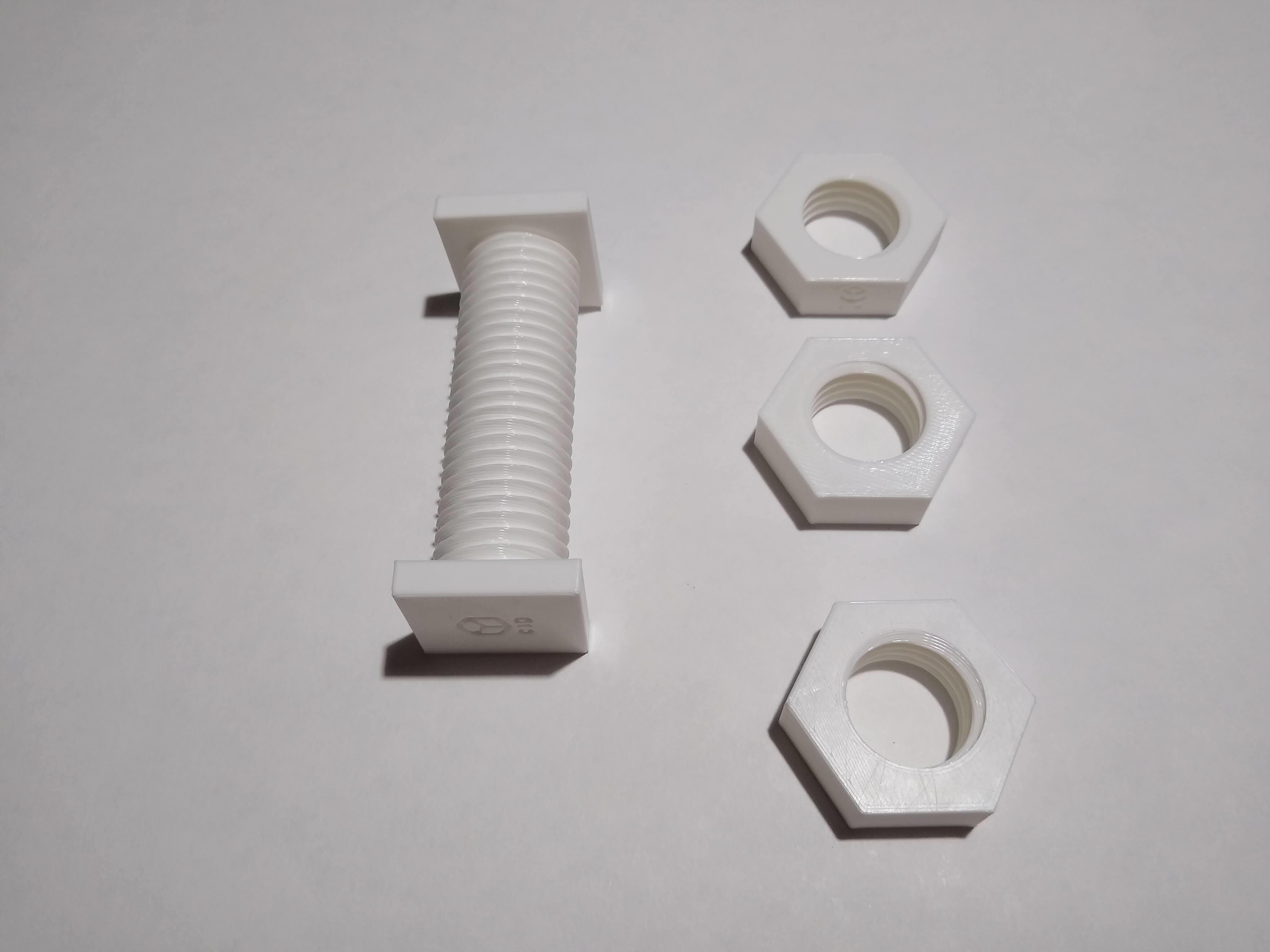 Bolt Puzzle Free 3D print model_3