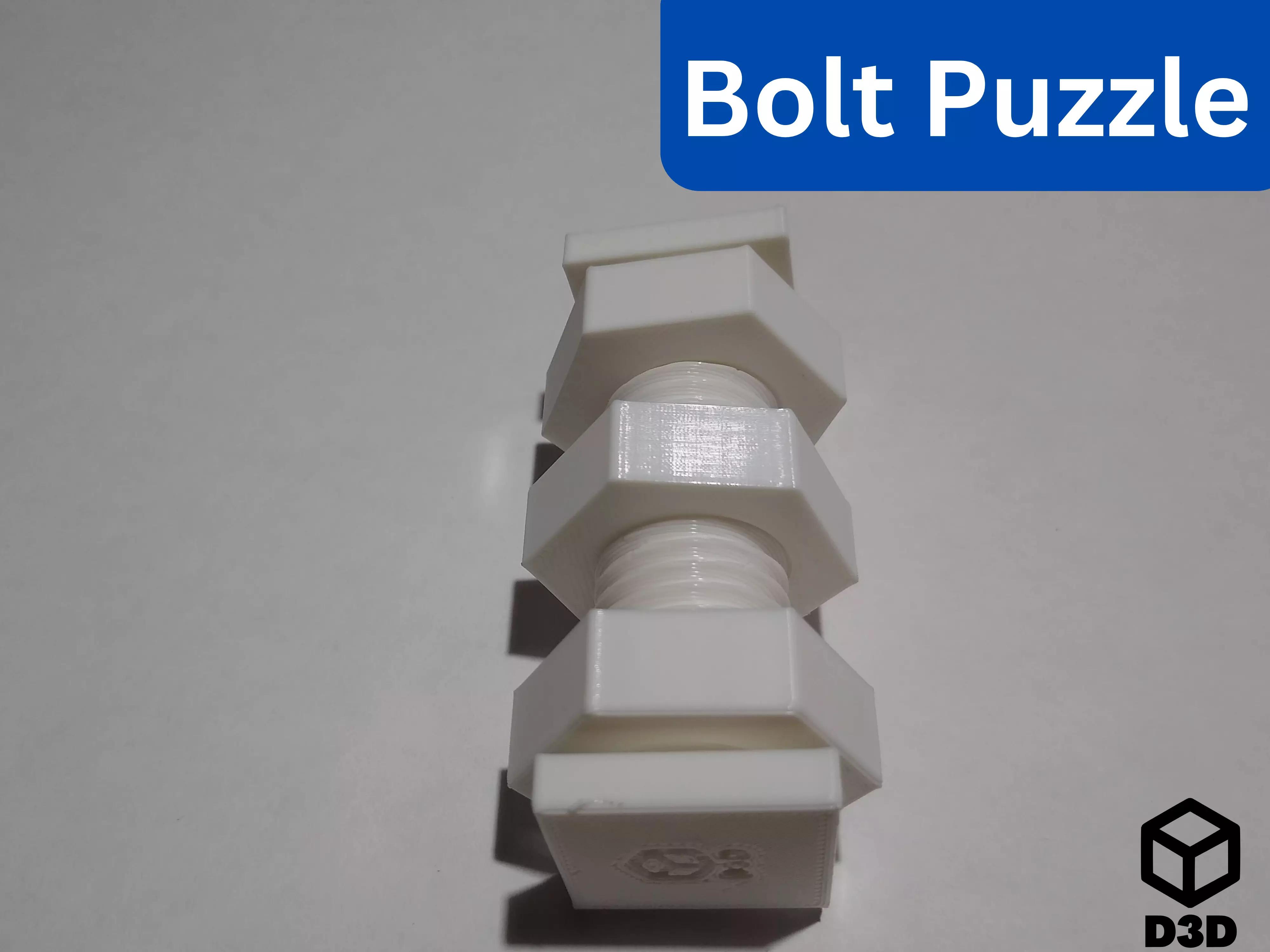 Bolt Puzzle Free 3D print model_0