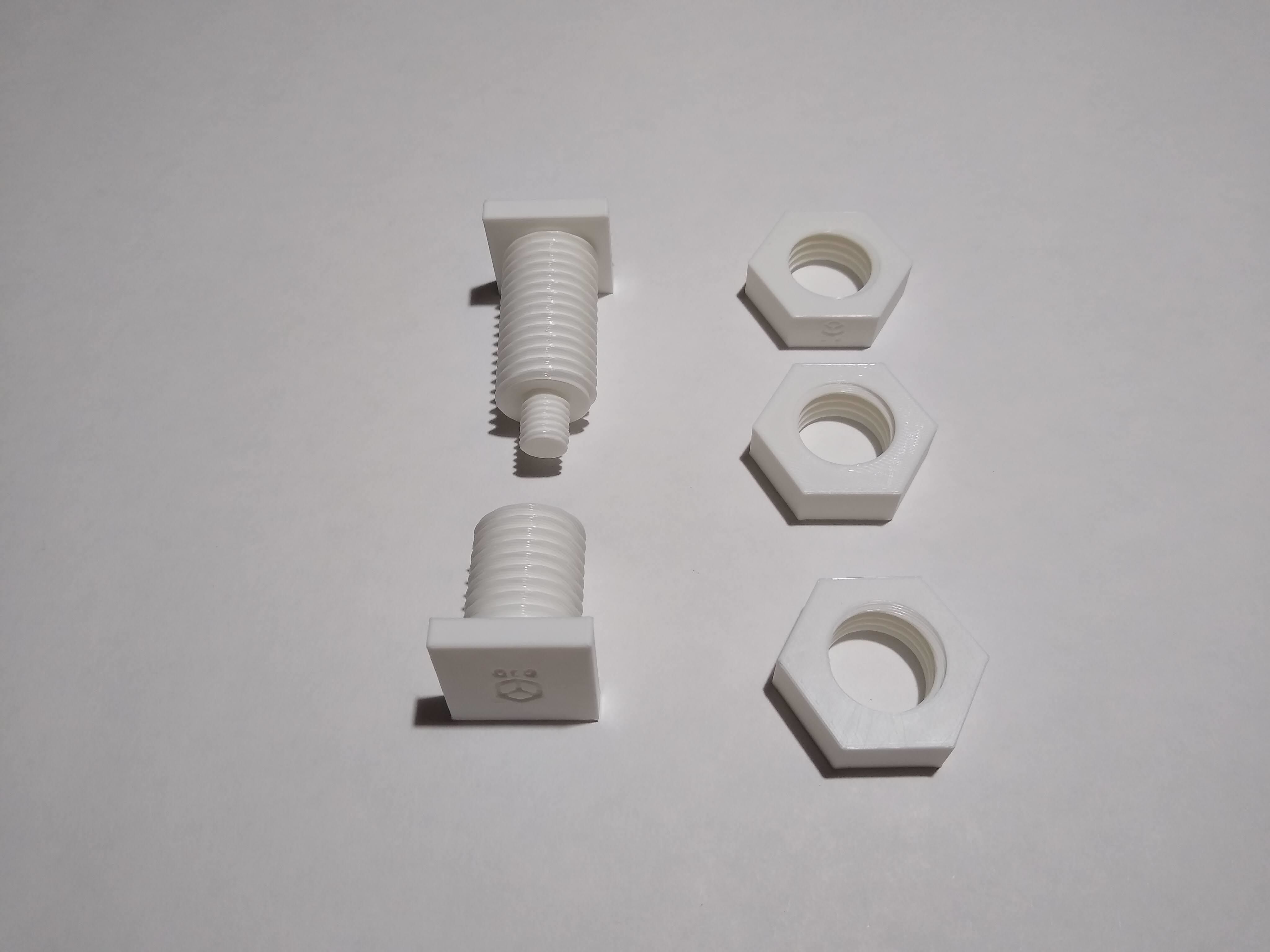 Bolt Puzzle Free 3D print model_4