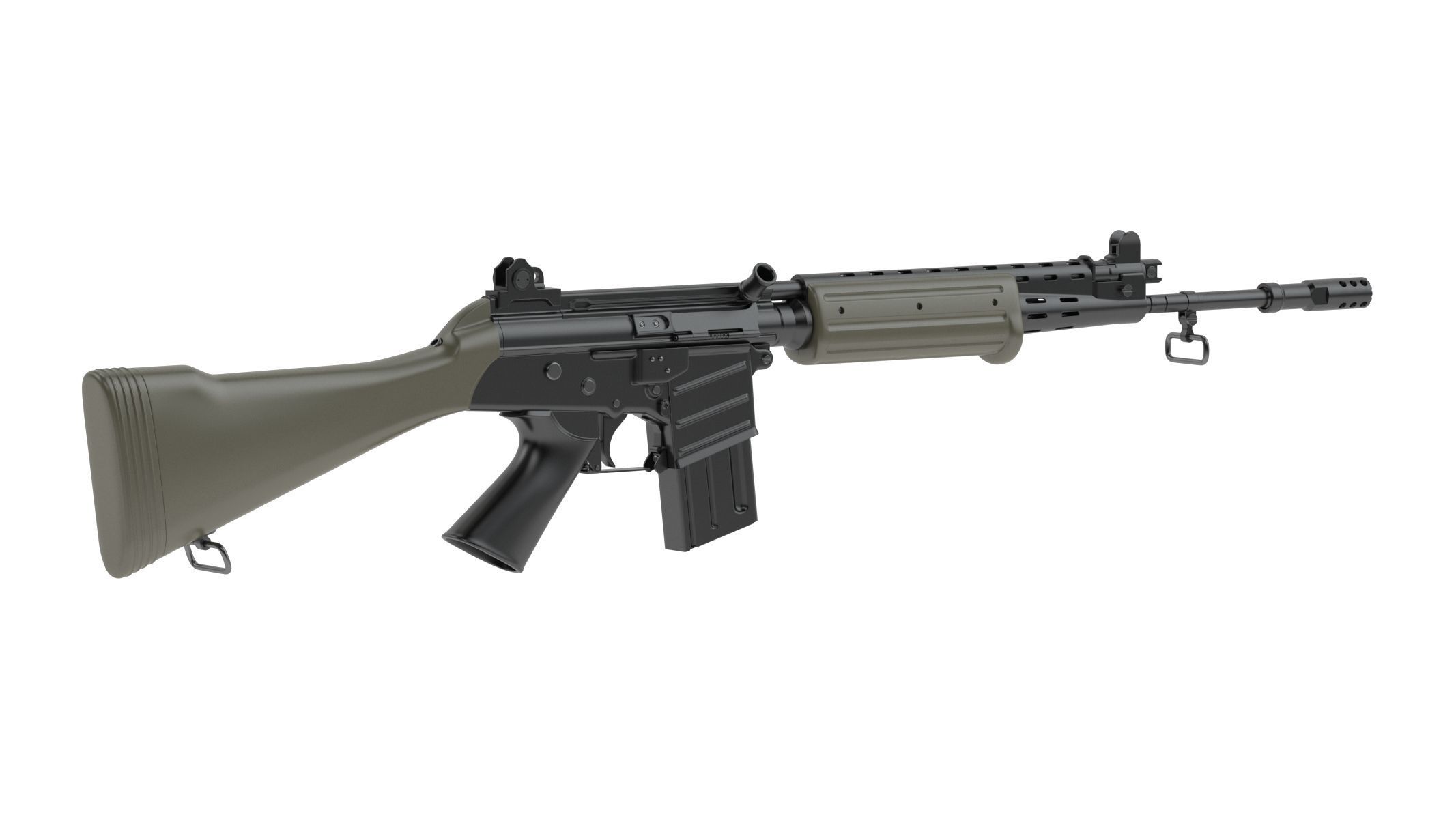 100 Firearms High-Poly Collection Vol 1 3D model_28