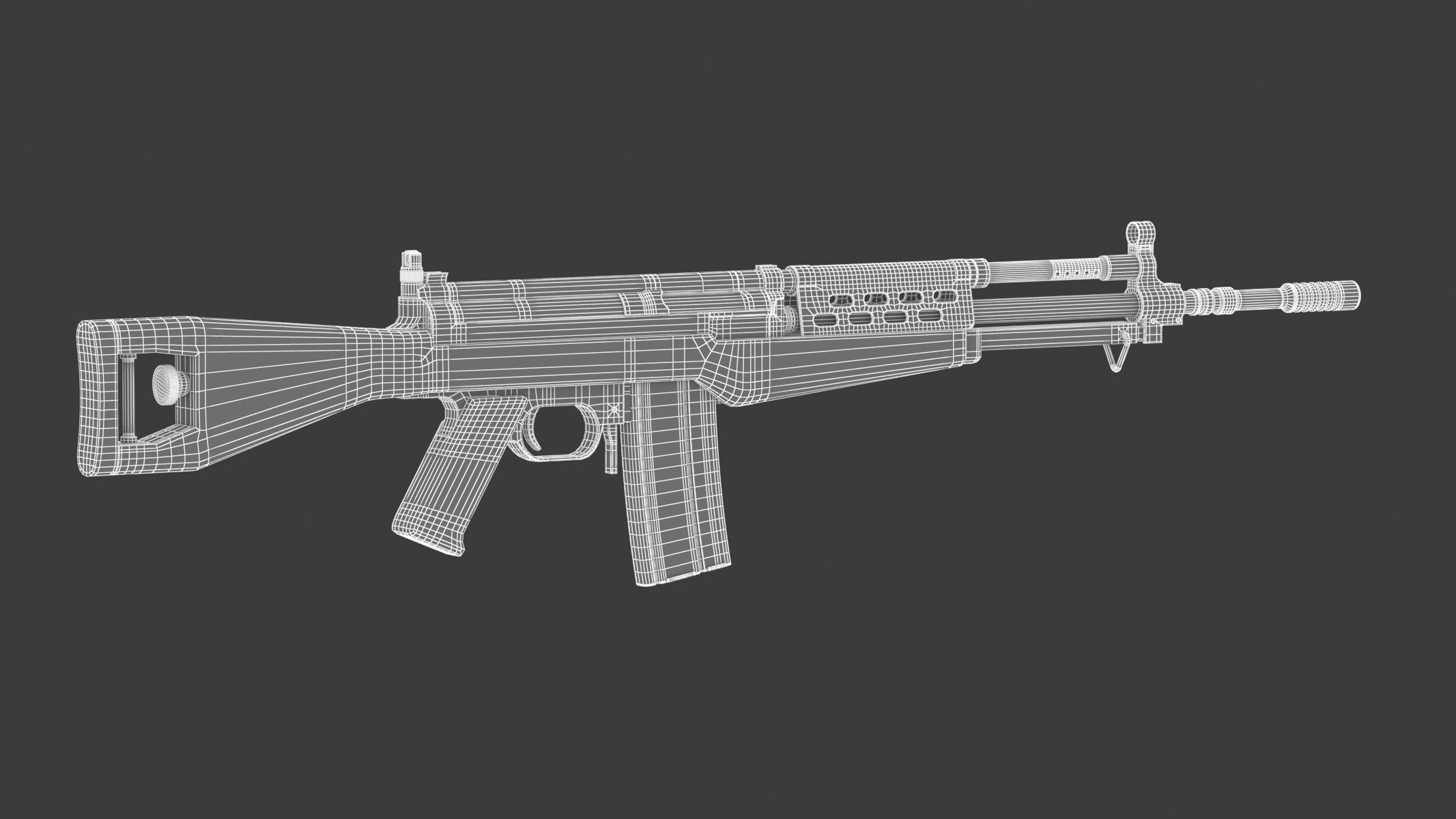 100 Firearms High-Poly Collection Vol 1 3D model_35