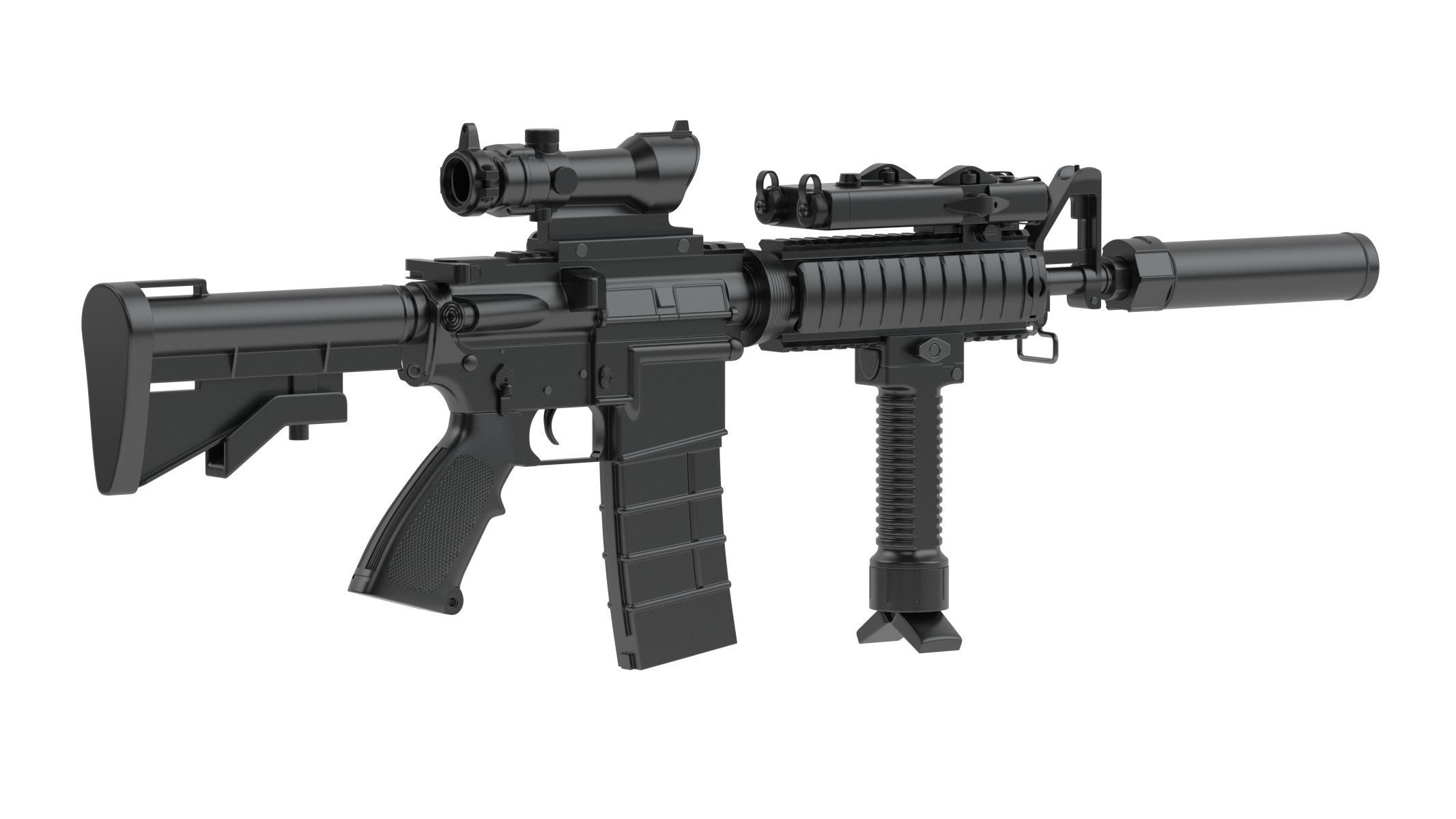 100 Firearms High-Poly Collection Vol 1 3D model_42