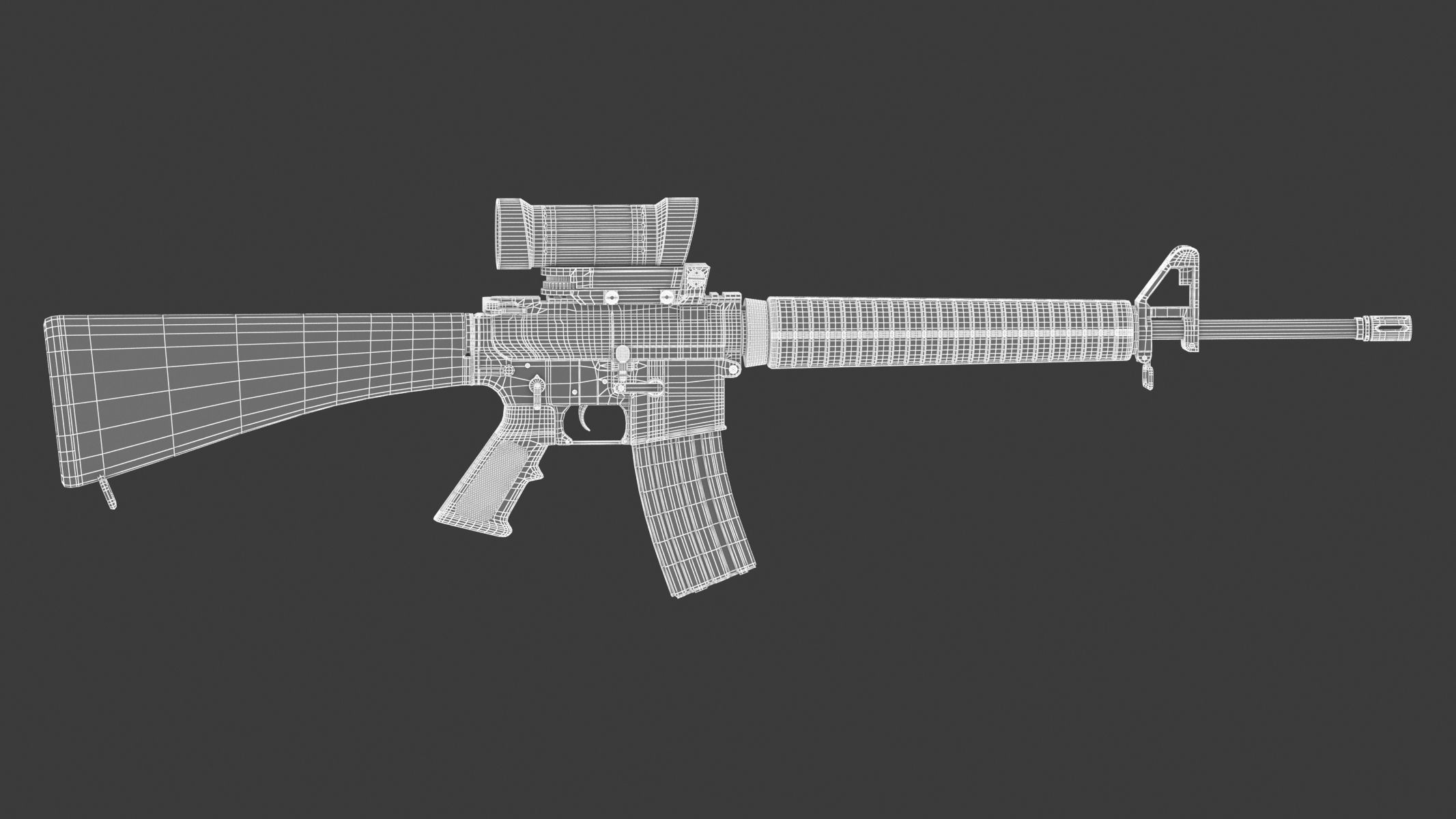 100 Firearms High-Poly Collection Vol 1 3D model_19